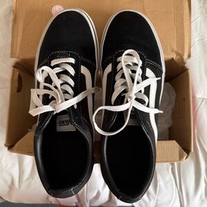 Vans Black and White Classic Skate Sneakers